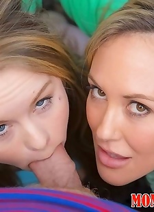  sex images Horny mom teaching her daughter how to, Madison , hardcore , milf 